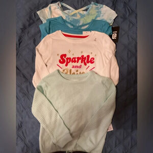 Epic Threads & Ideology Little Girls Bundle Long & Short Sleeve Sleeve Shirts S5